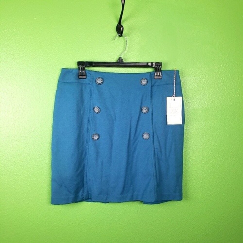 NWT Lizzie Driver Athletic Women's Teal Skort Golf Skirt Size 10